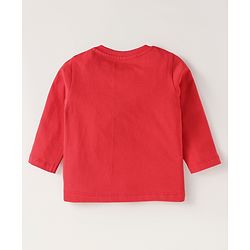 Babyhug Disney Single Jersey Knit Full Sleeves Night Suit with Mickey Mouse & Friends Graphics Pack of 2 - Red & Navy Blue