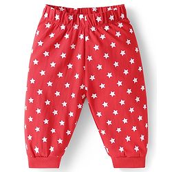 Babyhug Disney Single Jersey Knit Full Sleeves Night Suit with Mickey Mouse & Friends Graphics Pack of 2 - Red & Navy Blue