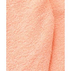 Babyhug Cotton Knit Hooded Wrapper With Cat Embroidery & Ear Applique L 76 x B 76 cm - Peach