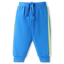 Babyhug Cotton Knit  Full Length Dino Printed Lounge Pants Pack of 5 - Aqua Blue & Green