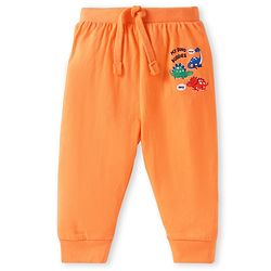 Babyhug Cotton Knit  Full Length Dino Printed Lounge Pants Pack of 5 - Aqua Blue & Green