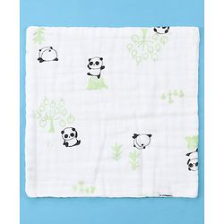 Babyhug 6 Layer Muslin Wash Cloth Pack of 5 - Multicolor(Print May Vary)