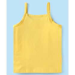 Babyhug Disney Lycra Knit Singlet Sleeves Slips With Minnie Mouse Graphics Pack of 3 - Yellow Pink & White