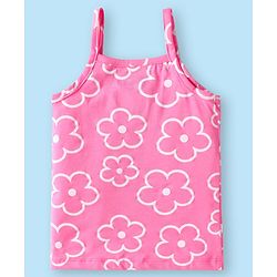 Babyhug Disney Lycra Knit Singlet Sleeves Slips With Minnie Mouse Graphics Pack of 3 - Yellow Pink & White