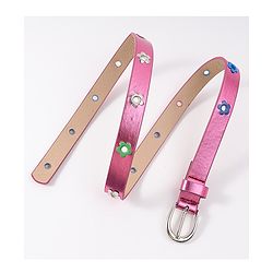 Babyhug Belt with Floral Applique - Pink
