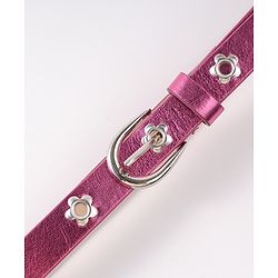 Babyhug Belt with Floral Applique - Pink