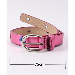 Babyhug Belt with Floral Applique - Pink