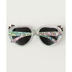 Babyhug Disney Jr. Free Size Sunglasses With Minnie Applique - Light Pink & Light Green.