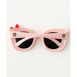 Babyhug Disney Jr. Minnie Sunglasses With Bow Applique - Pink