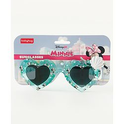 Babyhug Disney Jr. Minnie Free Size Sunglasses With Shell Applique  - Light Blue