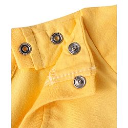 Babyhug Cotton Knit Full Sleeves Night Suit With Panda Print - Yellow