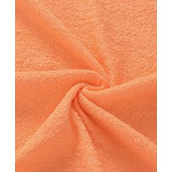 Babyhug Terry Woven Hooded Wrapper with Giraffe Applique L 76.2 x B 76.2 cm - Orange