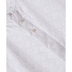 Babyhug Cotton Woven Full Sleeves Embroidered Kurta Dhoti Set - White
