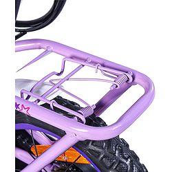 Babyhug Speedy Bicycle With Bell - Pink White| Storage Basket| Durable Brake