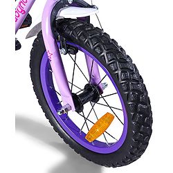 Babyhug Speedy Bicycle With Bell - Pink White| Storage Basket| Durable Brake