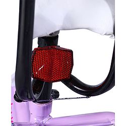 Babyhug Speedy Bicycle With Bell - Pink White| Storage Basket| Durable Brake