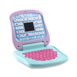 Babyhug Disney Frozen Educational Electronic Laptop with LED Screen for Kids| Computer Toy with Sound & Music| Alphabet & Number Learning| Activity Toy for 3+Yrs Boys & Girls| Best Birthday Gift