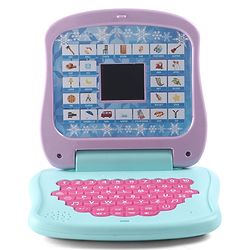 Babyhug Disney Frozen Educational Electronic Laptop with LED Screen for Kids| Computer Toy with Sound & Music| Alphabet & Number Learning| Activity Toy for 3+Yrs Boys & Girls| Best Birthday Gift