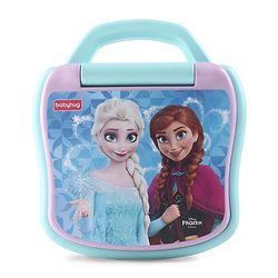 Babyhug Disney Frozen Educational Electronic Laptop with LED Screen for Kids| Computer Toy with Sound & Music| Alphabet & Number Learning| Activity Toy for 3+Yrs Boys & Girls| Best Birthday Gift