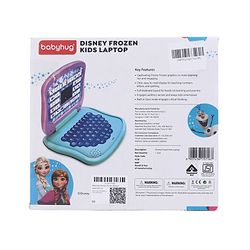 Babyhug Disney Frozen Educational Electronic Laptop with LED Screen for Kids| Computer Toy with Sound & Music| Alphabet & Number Learning| Activity Toy for 3+Yrs Boys & Girls| Best Birthday Gift