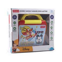 Babyhug Disney Frozen Educational Electronic Laptop with LED Screen for Kids| Computer Toy with Sound & Music| Alphabet & Number Learning| Activity Toy for 3+Yrs Boys & Girls| Best Birthday Gift