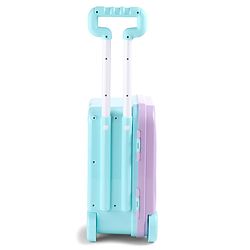 Babyhug Disney Frozen Theme Kitchen Play Set Trolley| Portable Set with Realistic Light Sound Toys for Kids with 24 Pieces - Lilac & Light Blue