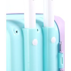 Babyhug Disney Frozen Theme Kitchen Play Set Trolley| Portable Set with Realistic Light Sound Toys for Kids with 24 Pieces - Lilac & Light Blue