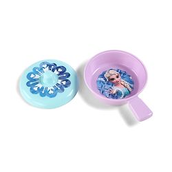 Babyhug Disney Frozen Theme Kitchen Play Set Trolley| Portable Set with Realistic Light Sound Toys for Kids with 24 Pieces - Lilac & Light Blue