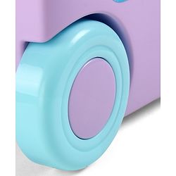 Babyhug Disney Frozen Theme Pretend Play Makeup Trolley Set with Briefcase and Accessories| Cosmetic Set 2 in 1 Vanity Table | Beauty Make Up Trolley Set with 22 pieces & 2 Sticker - Lilac
