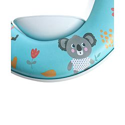 Babyhug Soft Cushioned Animal Print Baby Potty Seat- Blue