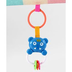 Babyhug Disney Frozen Baby Kick and Play Piano Play Gym with Lights and Music - Orange| 5 Hanging Rattles with Musical Keyboard| Ideal Gifting Option - Multicolor