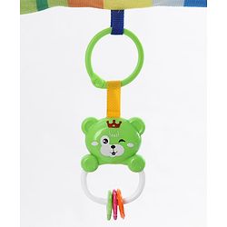 Babyhug Disney Frozen Baby Kick and Play Piano Play Gym with Lights and Music - Orange| 5 Hanging Rattles with Musical Keyboard| Ideal Gifting Option - Multicolor