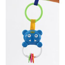 Babyhug Disney Frozen Baby Kick and Play Piano Play Gym with Lights and Music - Orange| 5 Hanging Rattles with Musical Keyboard| Ideal Gifting Option - Multicolor