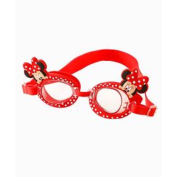 Babyhug Disney Swimming Goggles With Minnie Applique - Red