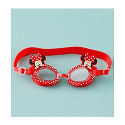 Babyhug Disney Swimming Goggles With Minnie Applique - Red