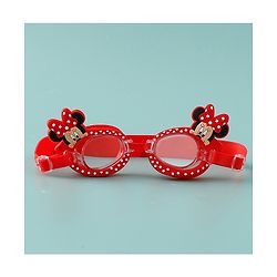 Babyhug Disney Swimming Goggles With Minnie Applique - Red