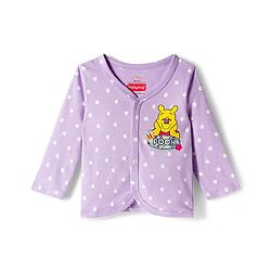 Babyhug Disney Interlock Knit Full Sleeves Jhablas with Winnie the Pooh Graphics Pack of 3 - Light Blue Lavender & Pink