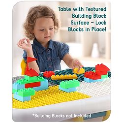 Babyhug Junior Study Kids Study Table and Chair Set with Storage|4 in 1 Multifunctional Desk Set for 3- 7 Years Kids|Upto 50 Kg Weight Capacity - Yellow