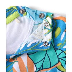 Babyhug Tshirt and Bottomwear Boy Half sleeves Shoulder-Snap Buttons