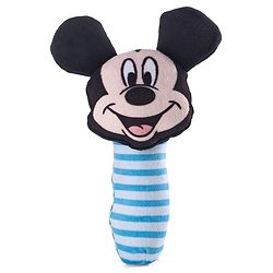 Babyhug Disney Mickey & Minnie Rattle Gift Set - Pack of 2 |Disney Theme| Mickey Hand Rattle & Minnie wrist Rattle | Ideal for Babies| Safe, Fun & Stimulating for Infants | Helps Develop Motor Skills | Perfect Gift for Infants| BIS Certified