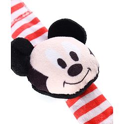 Babyhug Disney Mickey & Minnie Rattle Gift Set - Pack of 2 |Disney Theme| Mickey Hand Rattle & Minnie wrist Rattle | Ideal for Babies| Safe, Fun & Stimulating for Infants | Helps Develop Motor Skills | Perfect Gift for Infants| BIS Certified