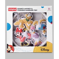Babyhug Disney Cot Mobile with Mickey & Friends Appliques - White