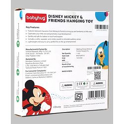Babyhug Disney Cot Mobile with Mickey & Friends Appliques - White