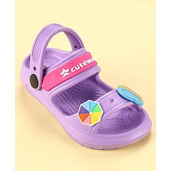 Cute Walk by Babyhug Clogs with Backstrap Gaming Applique - Navy Blue