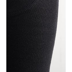 Cute Walk by Babyhug Knit Antibacterial Solid Footed Tights - Black