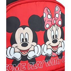 Babyhug Disney Mickey Mouse School Backpack|2 Main Compartments, 2 Front Pockets, 2 side Bottle Pockets|Water Resistant|Long lasting and Durable Zippers | Comfortable back cushioning | For School, Travel and Outdoors|Blue- 15.8 inches