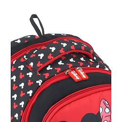 Babyhug Disney Mickey Mouse School Backpack|2 Main Compartments, 2 Front Pockets, 2 side Bottle Pockets|Water Resistant|Long lasting and Durable Zippers | Comfortable back cushioning | For School, Travel and Outdoors|Blue- 15.8 inches