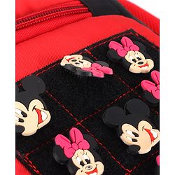 Babyhug Disney Mickey Mouse School Backpack|2 Main Compartments, 2 Front Pockets, 2 side Bottle Pockets|Water Resistant|Long lasting and Durable Zippers | Comfortable back cushioning | For School, Travel and Outdoors|Blue- 15.8 inches