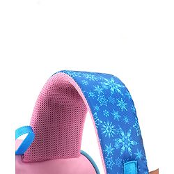 Babyhug Disney Frozen Tic-Tac-Toe School Backpack|2 Main Compartments, 2 Front Pockets, 2 side Bottle Pockets|Water Resistant|Long lasting and Durable Zippers | Comfortable back cushioning | For School, Travel and Outdoors|Lavender- 15.8 inches