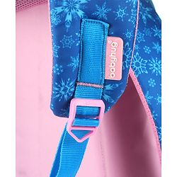 Babyhug Disney Frozen Tic-Tac-Toe School Backpack|2 Main Compartments, 2 Front Pockets, 2 side Bottle Pockets|Water Resistant|Long lasting and Durable Zippers | Comfortable back cushioning | For School, Travel and Outdoors|Lavender- 15.8 inches